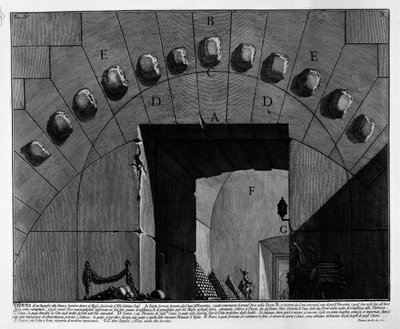Mausoleum des Hadrian von Giovanni Battista Piranesi